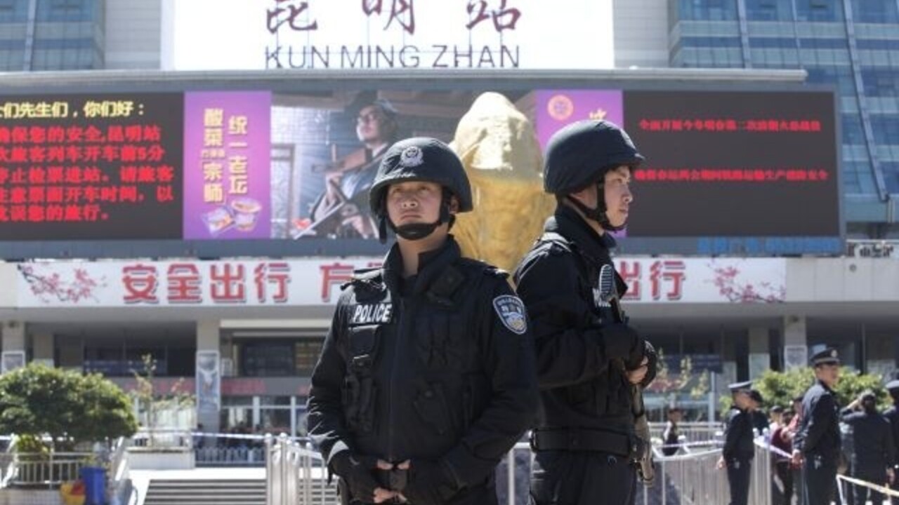 Čína útok na vlakovej stanici (SITA)